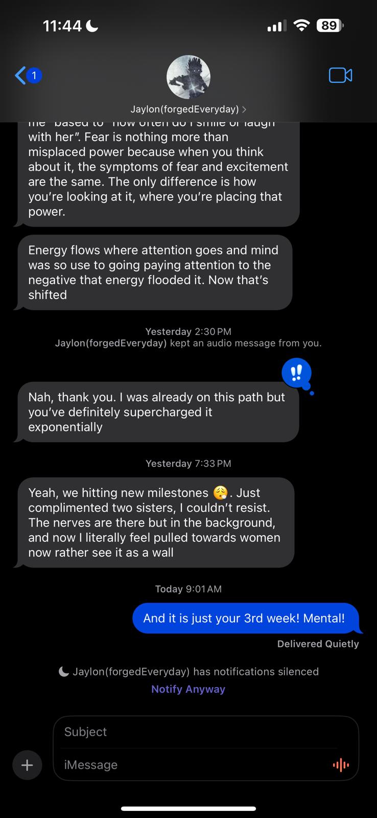 Client results - milestones