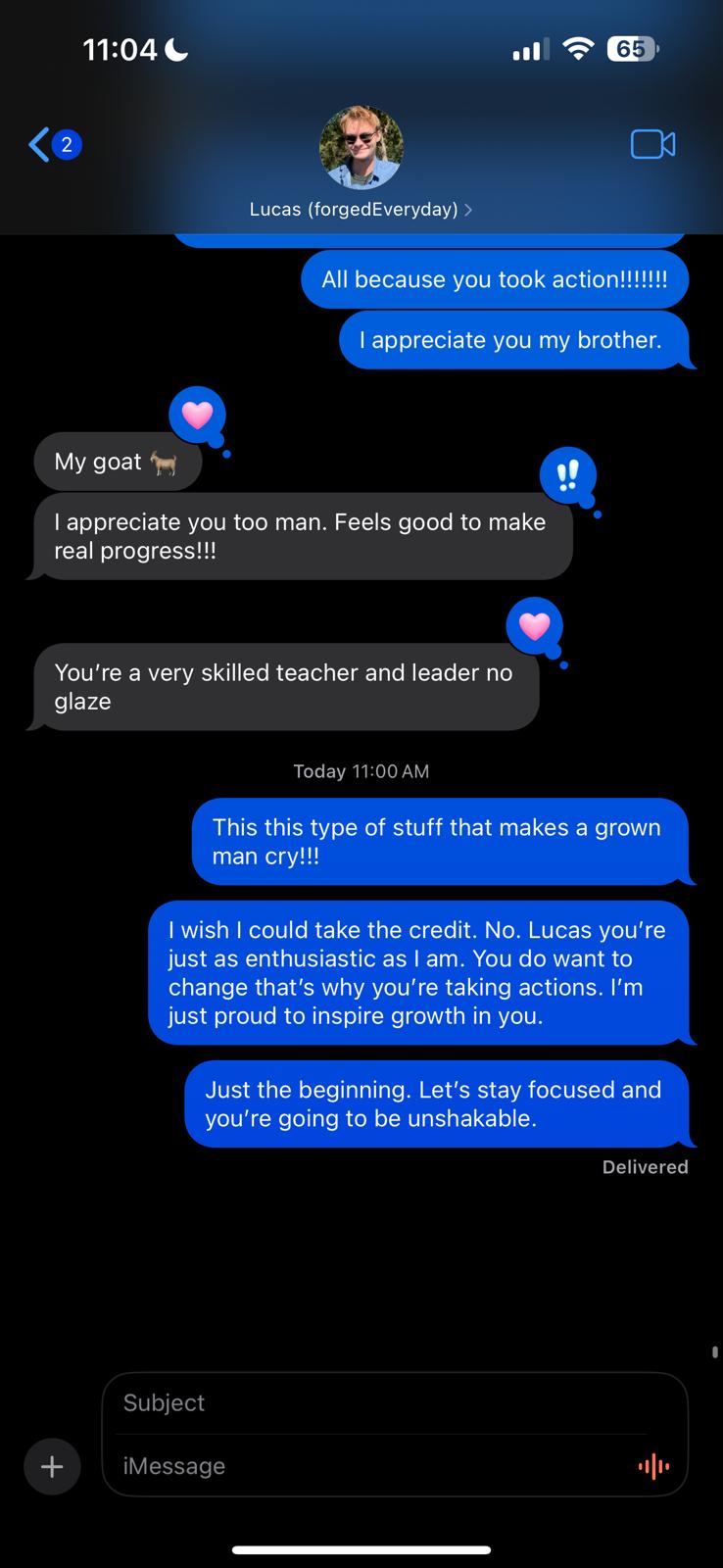 Client results - real progress