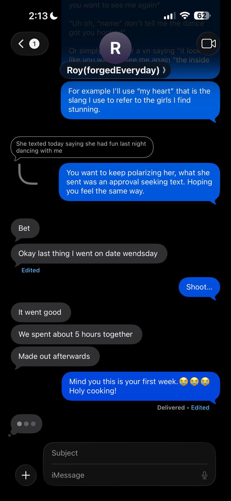 Client results - first week