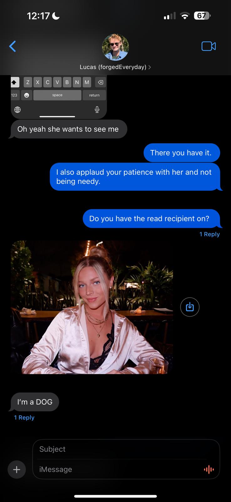 Client results - she wants to see me