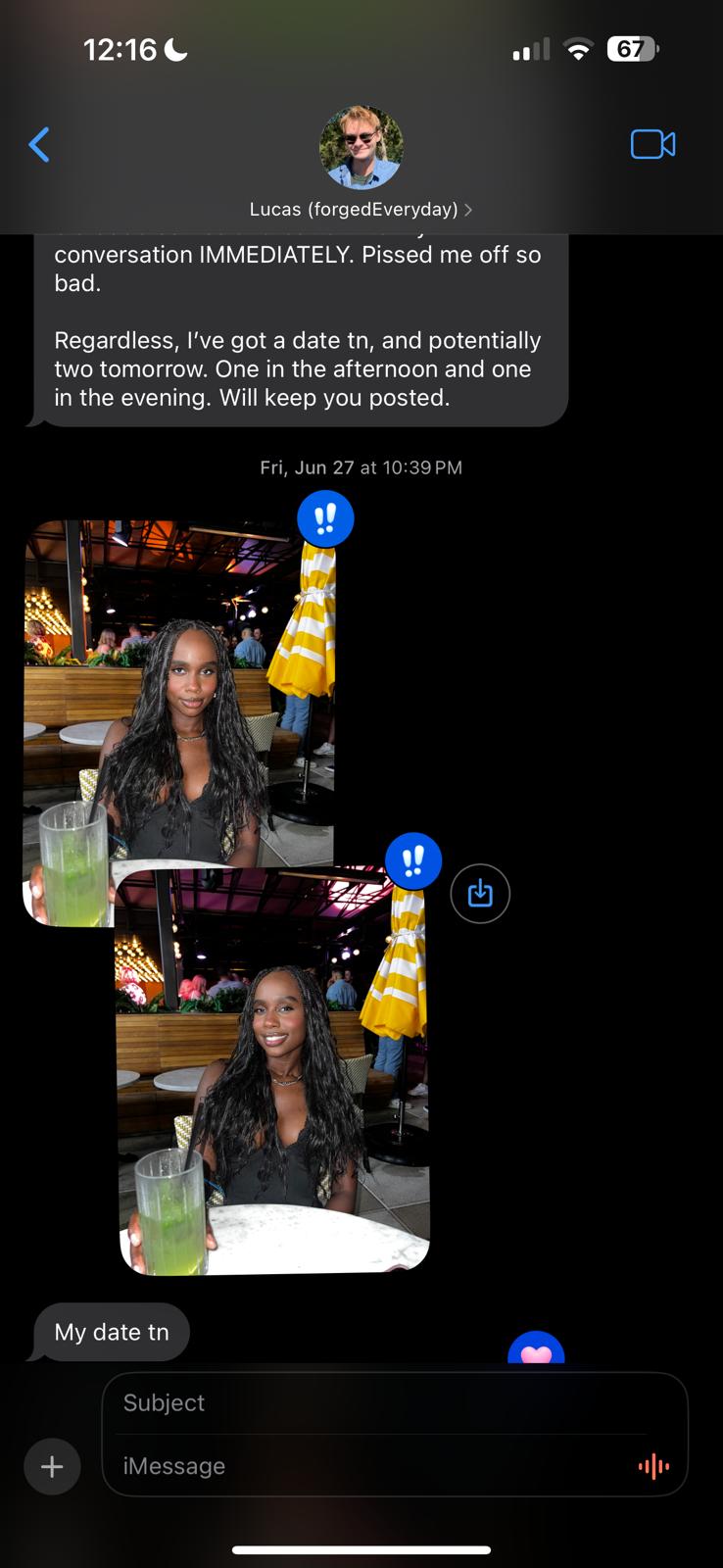 Client results - date photos